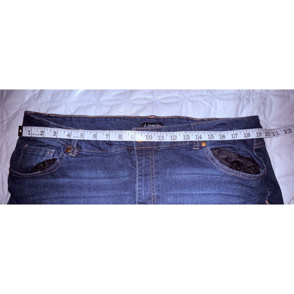 d. jeans Size 20 W Women's Stretch Jeans Dark Wash NO FLAWS/MINT - Picture 3 of 7
